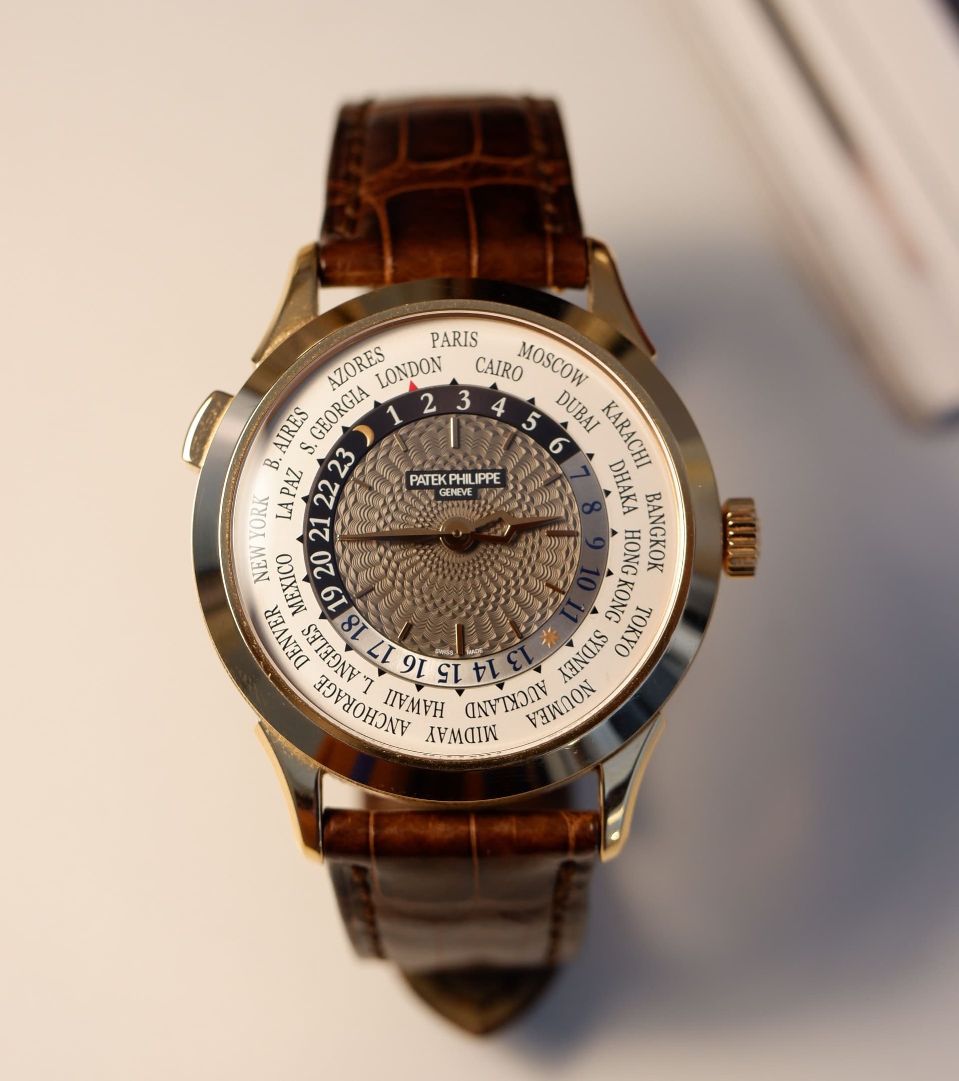 World Time 5230R Rose Gold / Grey