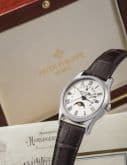 Perpetual Calendar 5050 White Gold / Silver Roman