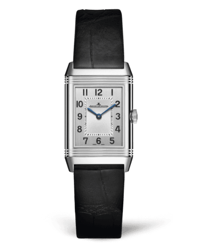 Reverso Classic Small Stainless Steel / Silver / Alligator