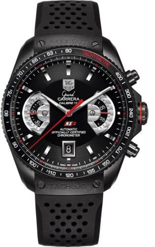 Grand Carrera Calibre 17 RS2 43 PVD / Black / Rubber thumb