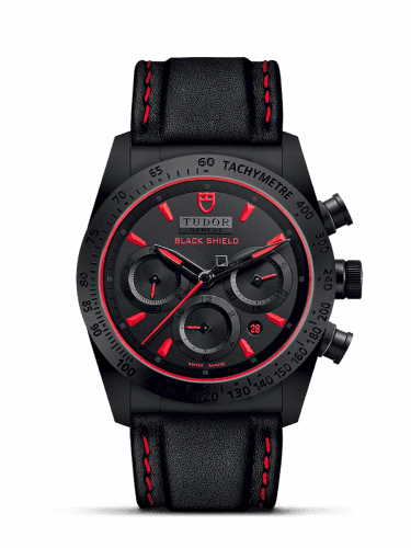Fastrider Black Shield Ceramic / Black-Red / Leather thumb