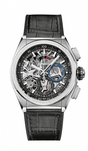 Defy El Primero 21 Titanium / Skeleton / Alligator thumb