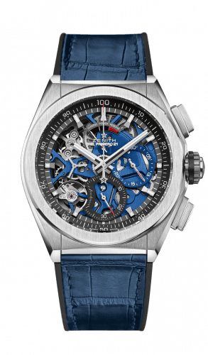Defy El Primero 21 Titanium / Skeleton / Alligator thumb