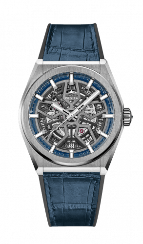 Defy Classic Titanium / Skeleton / Alligator thumb