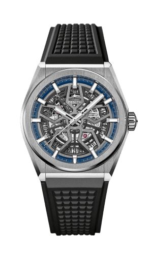 Defy Classic Titanium / Skeleton / Rubber thumb