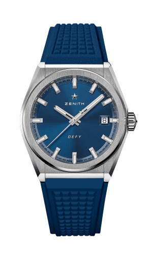 Defy Classic Titanium / Blue / Rubber