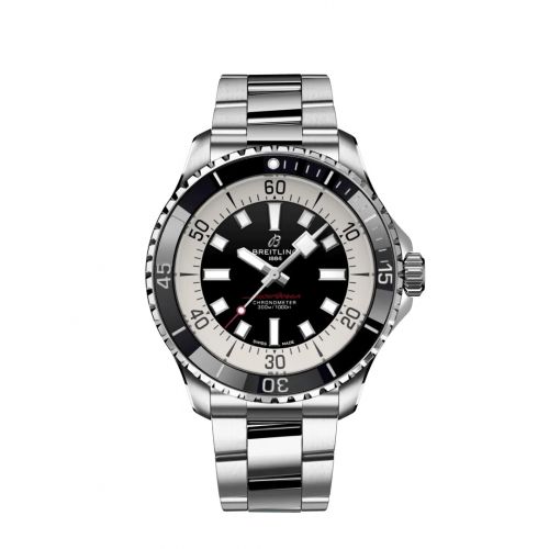 SuperOcean Automatic 44 Stainless Steel / Black / Bracelet