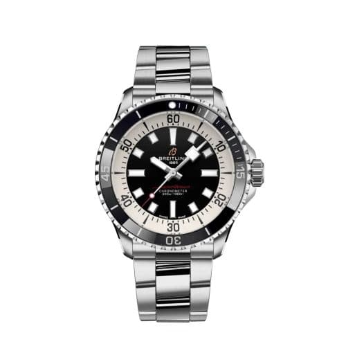 SuperOcean Automatic 42 Stainless Steel / Black / Bracelet thumb