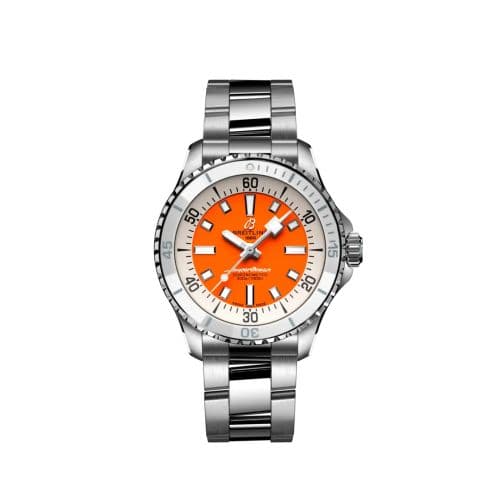 SuperOcean Automatic 36 Stainless Steel / Orange / Bracelet thumb