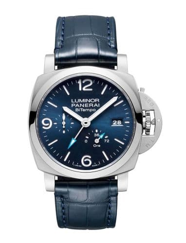Luminor 1950 44 BiTempo Stainless Steel / Blue