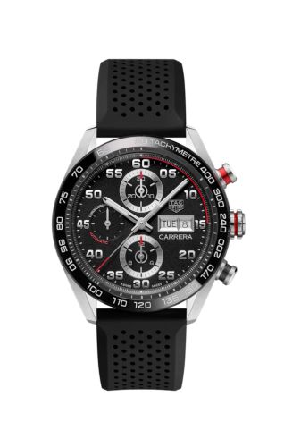 Carrera Calibre 16 44 Stainless Steel / Black
