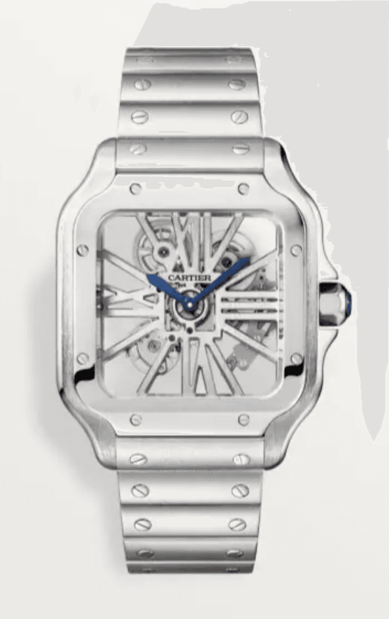Santos De Cartier Skeleton Dial  thumb