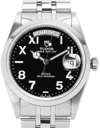 Prince Day-Date 36 Steel / Black - Arabic