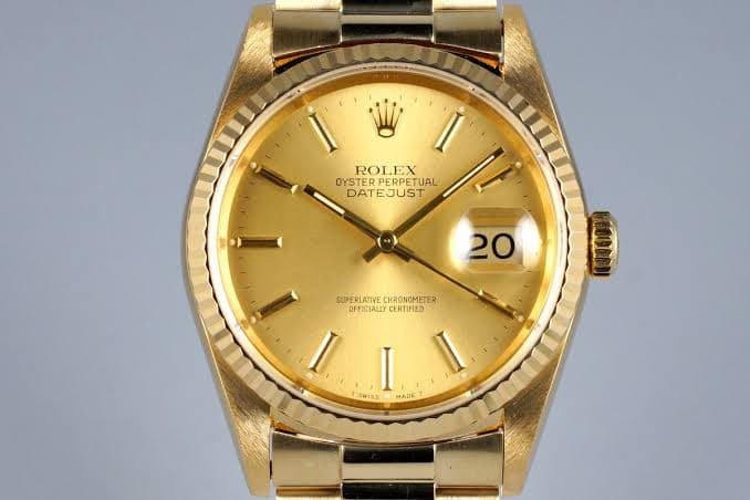 Datejust 36 16238 / Yellow Gold 