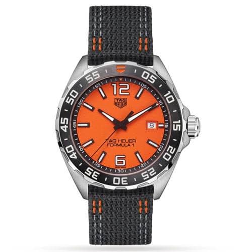 Formula 1 Quartz 43 Stainless Steel / Orange / Nato Strap