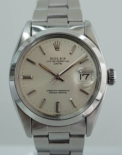 Oyster Perpetual Date 34 / 1500 / Silver / Stainless Steel