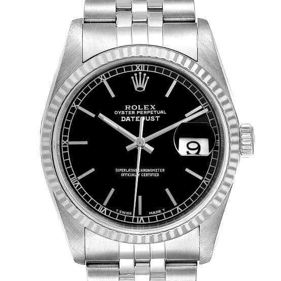 Datejust 36 16234 Steel / Black / Stick / Jubilee thumb
