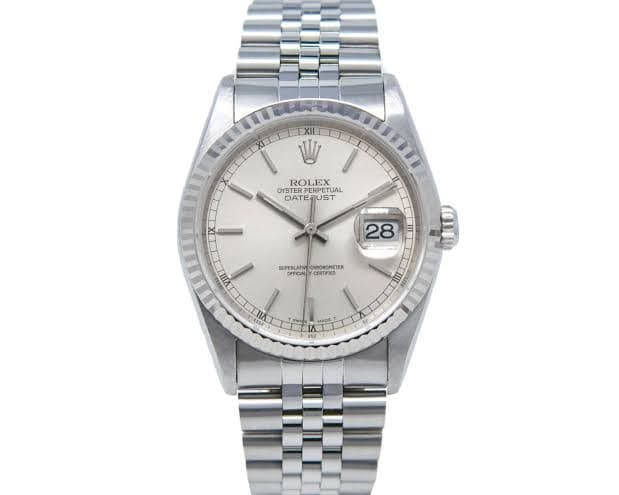 Datejust 36 16234 Steel / Silver / Stick / Jubilee