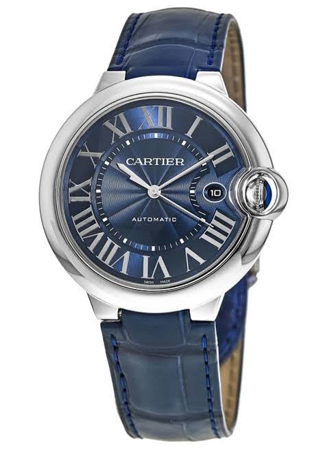 Ballon Bleu de Cartier 42 / Blue Dial / Leather