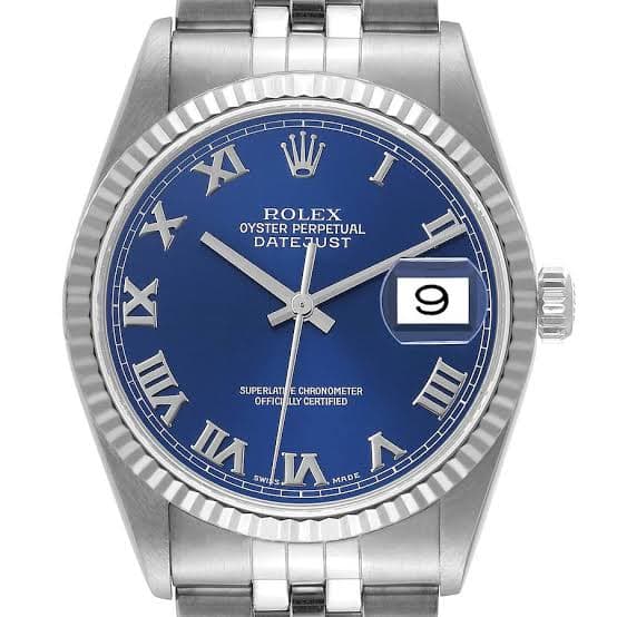 Datejust 36 16234 Blue Roman Dial thumb