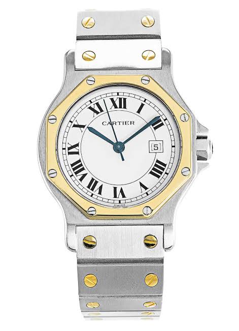 Santos Ronde Lady Quartz