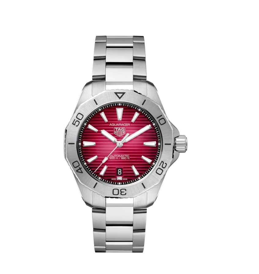 Aquaracer Professional 200 Automatic 40 Stainless Steel / Red