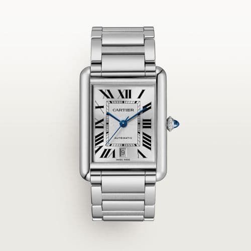 Tank Must Extra Large Automatic Stainless Steel / Silver / Bracelet