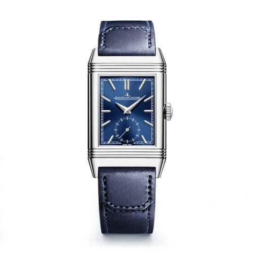 Reverso Tribute Monoface Stainless Steel / Blue