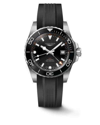 Hydroconquest GMT 41 Stainless Steel / Black / Rubber thumb