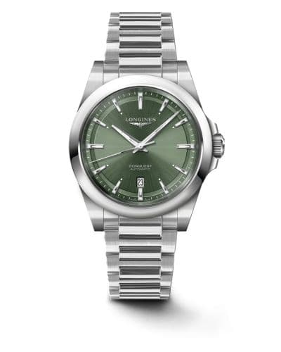 Conquest 41 Stainless Steel / Green / Bracelet thumb