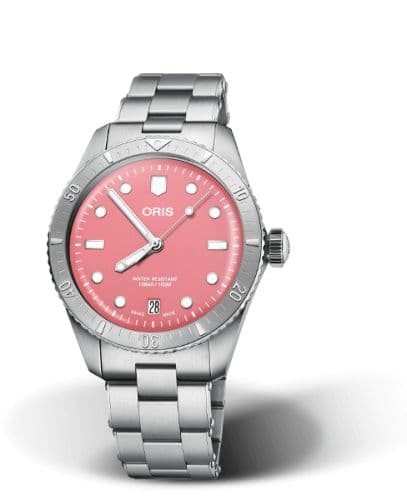 Divers Sixty-Five 38 Cotton Candy Stainless Steel / Pink / Bracelet