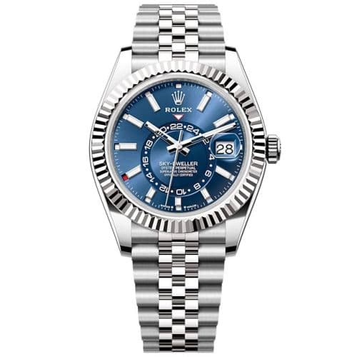 Sky-Dweller Stainless Steel - White Gold / Blue / Jubilee