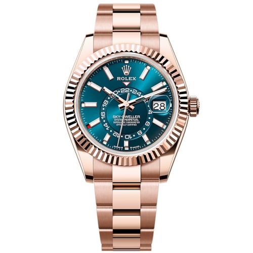 Sky-Dweller Everose / Blue / Oyster