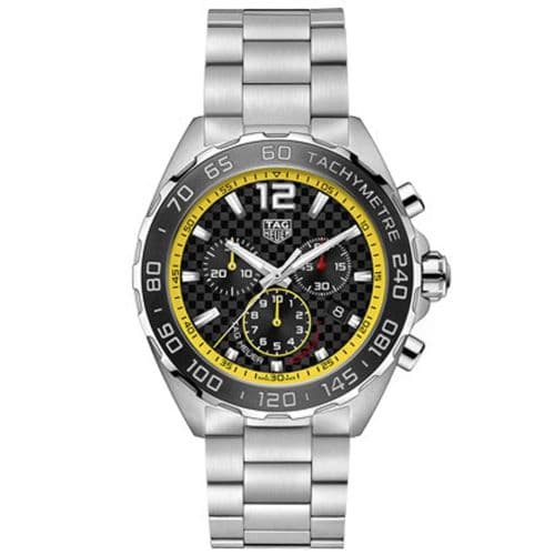 Formula 1 Chronograph Quartz Stainless Steel / Carbon - Yellow / Bracelet thumb