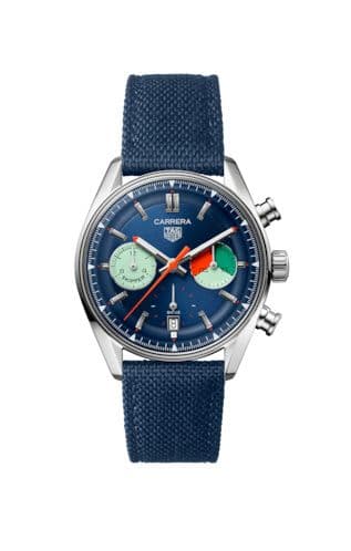 Carrera Skipper Glass Box Stainless Steel / Blue