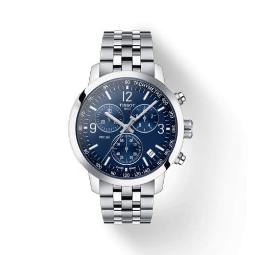PRC 200 Quartz Chronograph Stainless Steel / Blue / Bracelet thumb