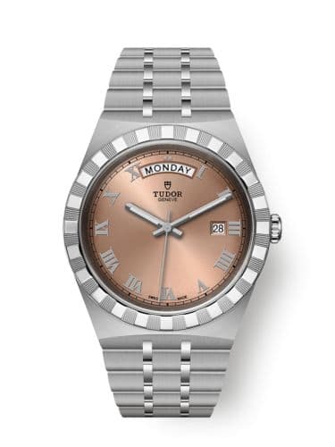 Royal Day-Date 41 Stainless Steel / Salmon - Roman thumb