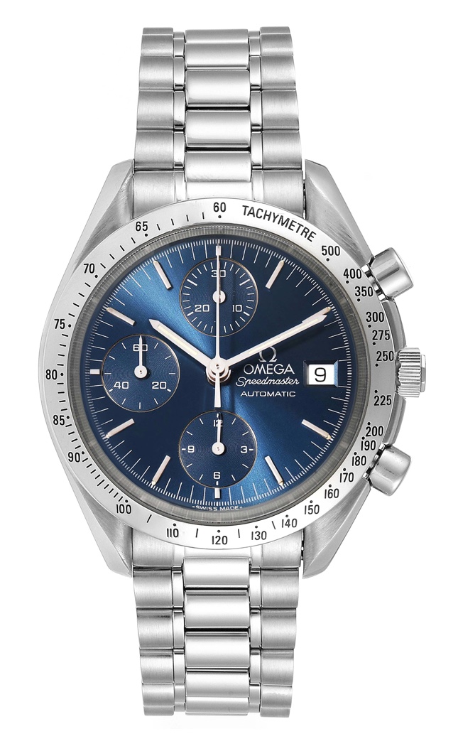 Speedmaster Date 39 Stainless Steel / Blue / Bracelet