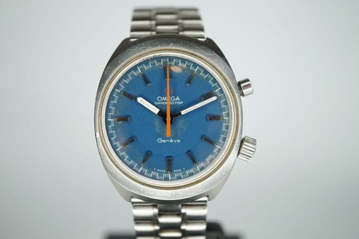 Geneve Chronostop Blue / Stainless Steel