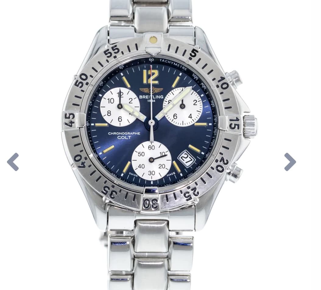 Colt Chronograph Quartz Stainless Steel / Blue