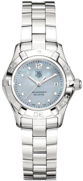 Aquaracer 300M Quartz 27 Stainless Steel / MOP - Blue Diamond / Bracelet