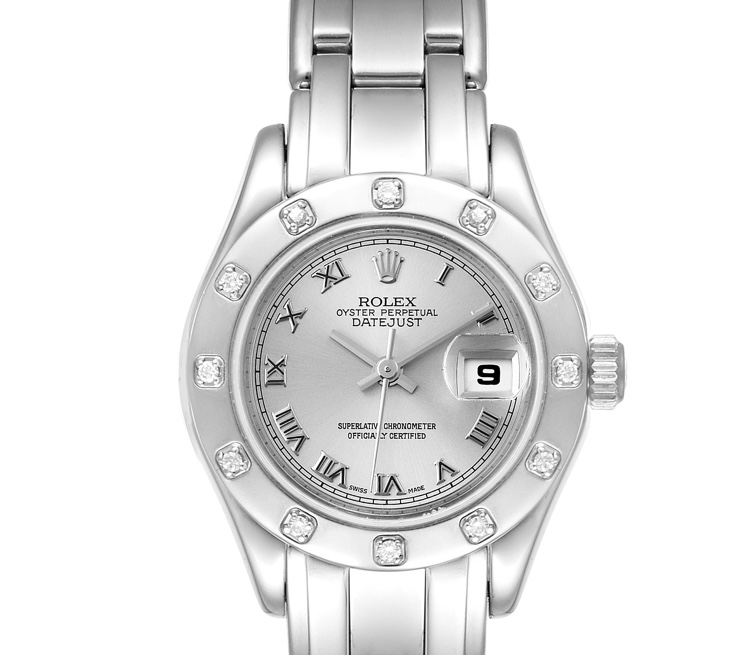 Lady-Datejust Pearlmaster 29 White Gold