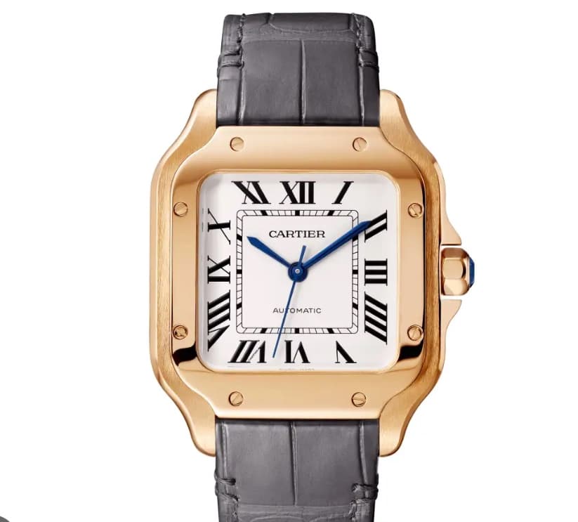 Santos Medium Rose Gold