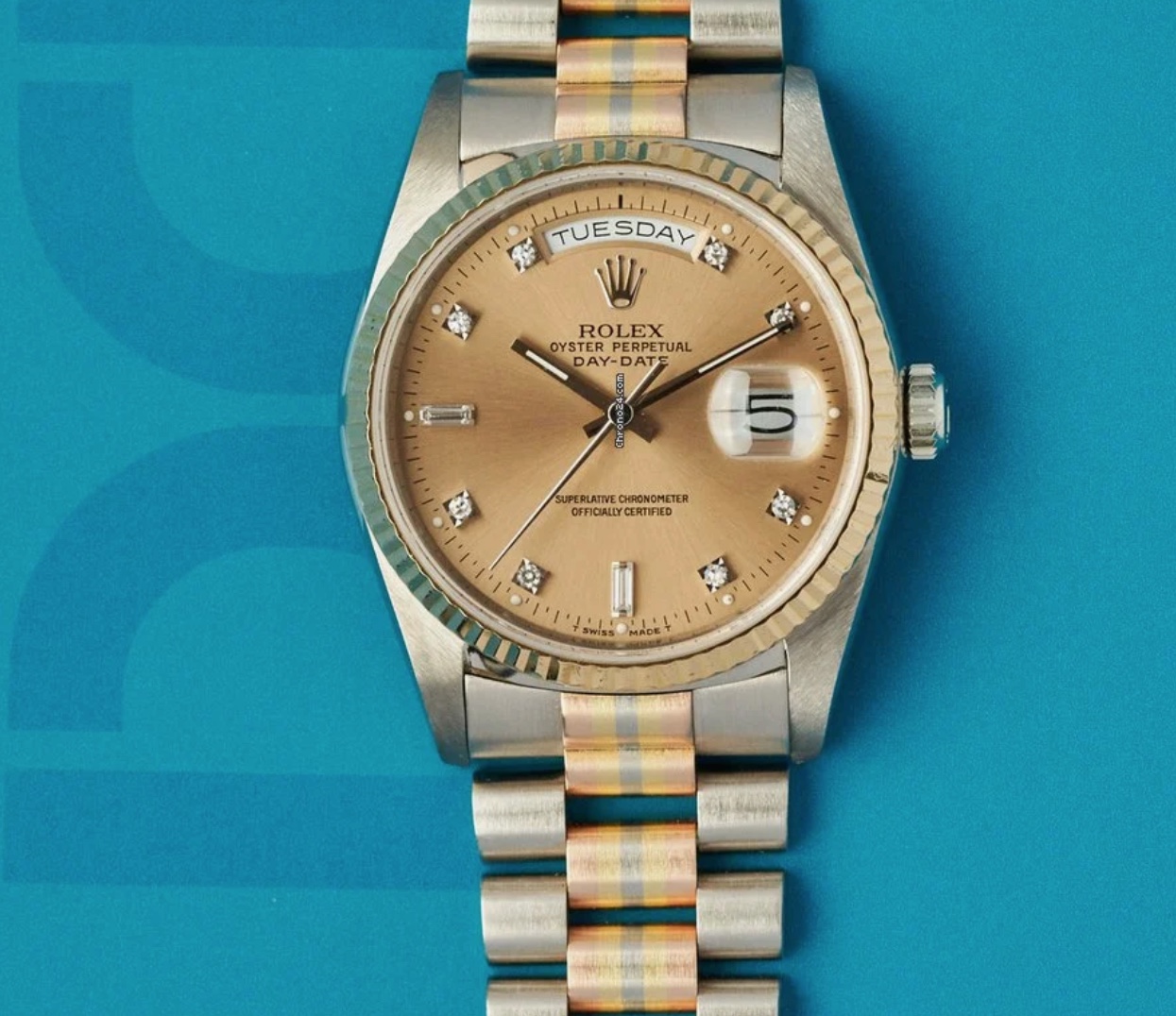 Day-Date 36 Tridor / Computer / Diamond