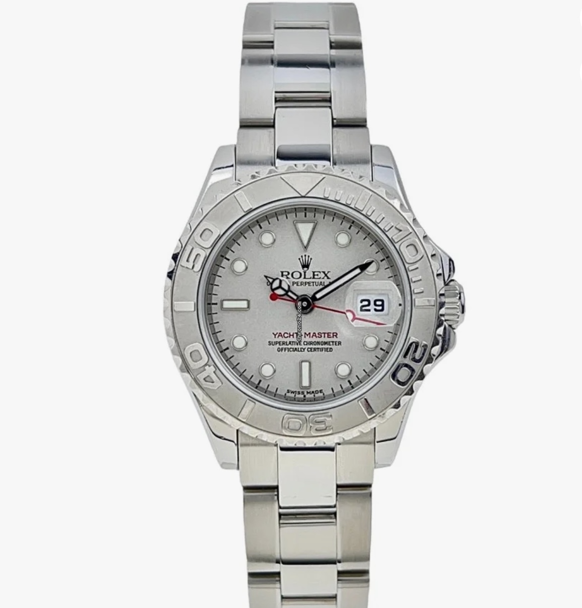 Yacht-Master 29 Platinum Silver