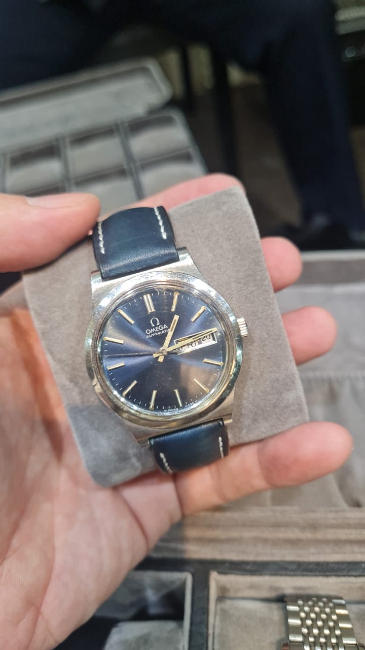 Omega Geneve Blue Dial