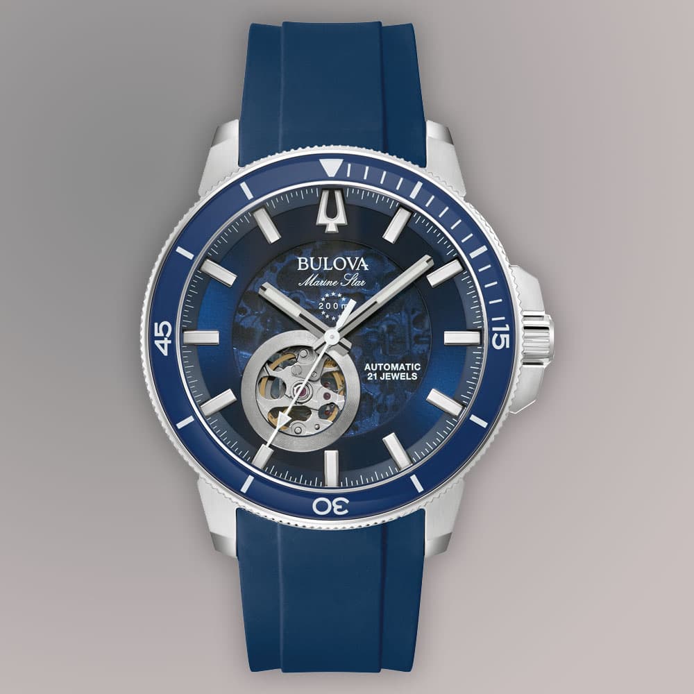 Marine Star Automatic Mens Watches BLV 96A303 thumb