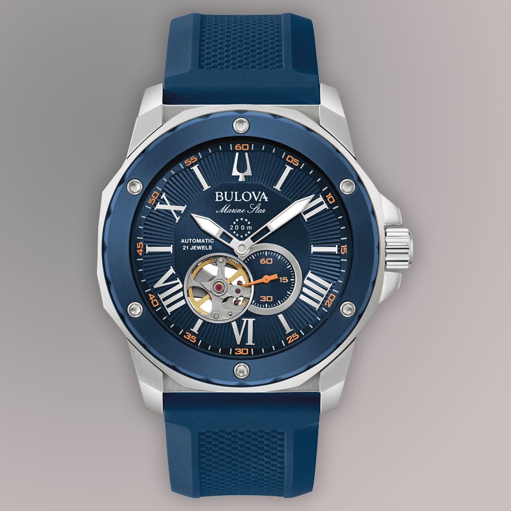 Marine Star Automatic Mens Watches BLV 98A303 thumb
