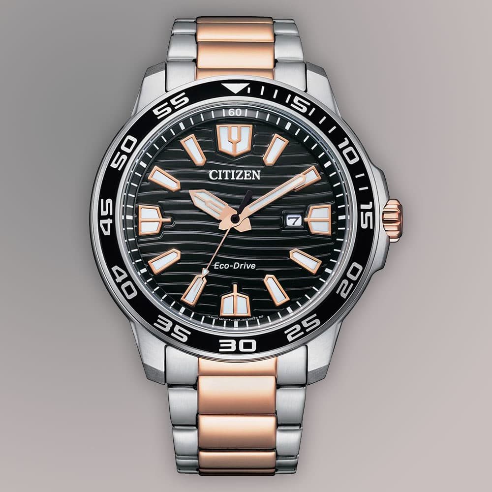 Eco Drive Mens Watches CTZ AW1524-84E