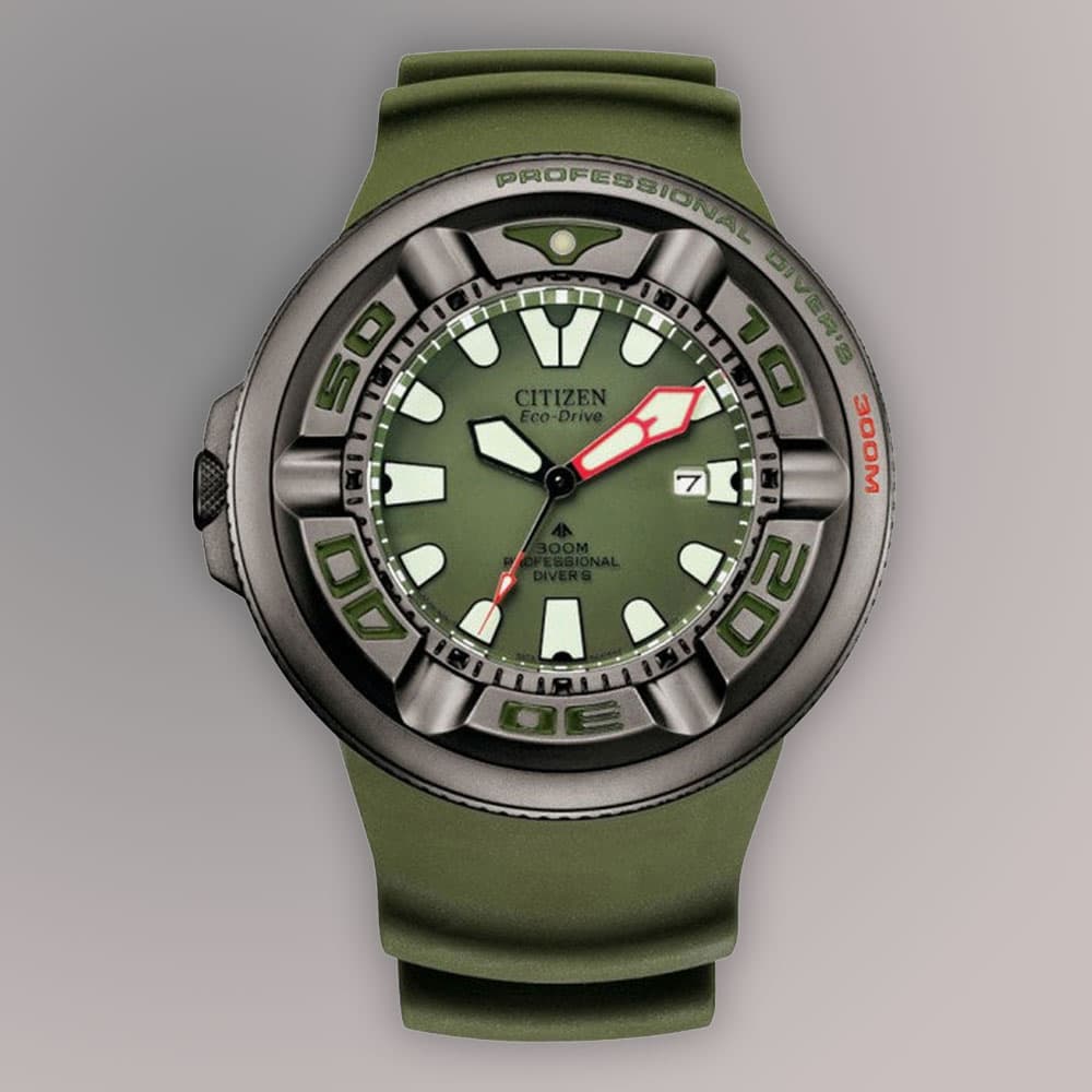 Eco Drive Promaster Marine Mens Watches CTZ BJ8057-17X thumb